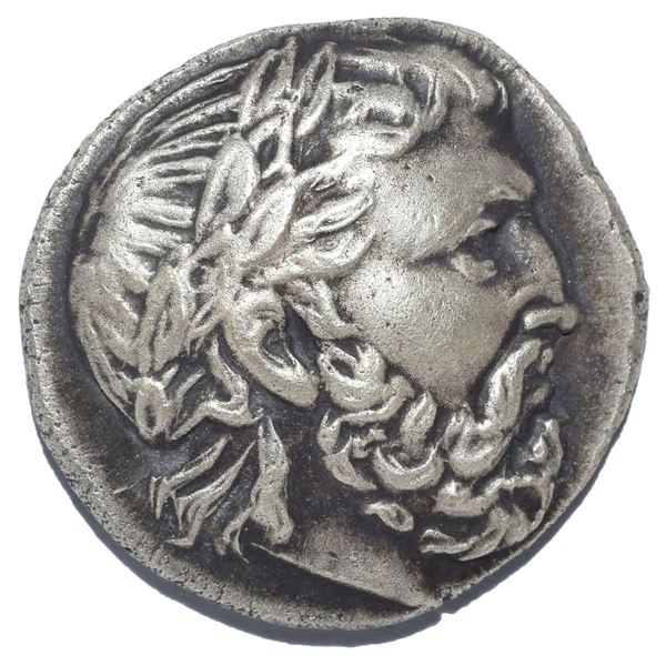 323/315 BC greek tetradrachm philip ll macedon silver coin