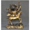 Image 6 : qing dynasty gilt bronze mahakala buddha figure