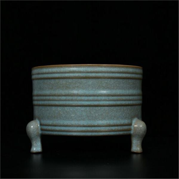 qianlong period blue crackle incense burner