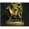 Image 4 : qing dynasty gilt bronze kwanyin buddha figure