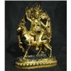 Image 5 : qing dynasty gilt bronze kwanyin buddha figure