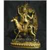 Image 6 : qing dynasty gilt bronze kwanyin buddha figure