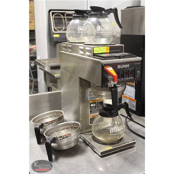 BUNN CW SERIES COMMERCIAL COFFEE MAKER W/