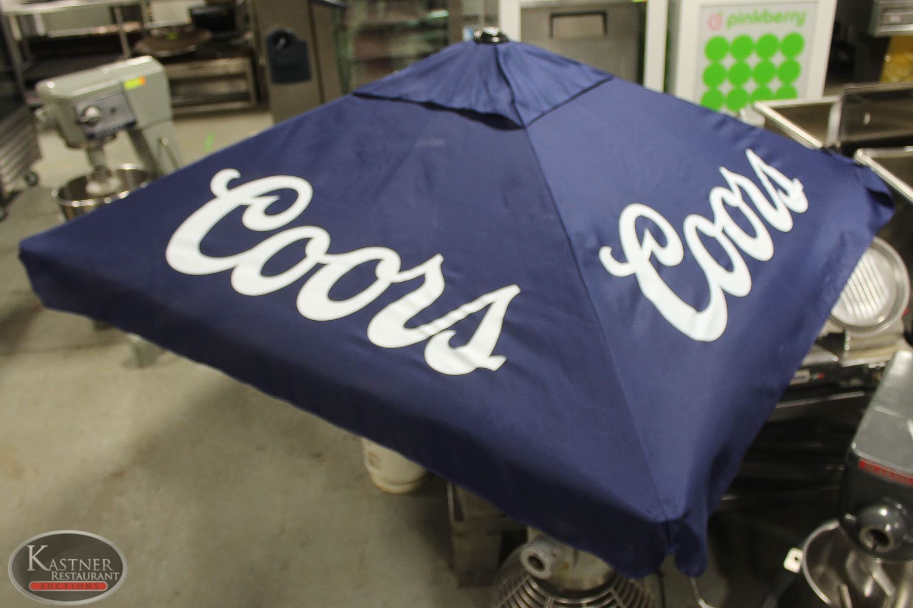 coors light patio umbrella Shop NEW COORS BLUE 4-PANEL PATIO