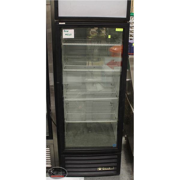 TRUE SINGLE GLASS DOOR DISPLAY COOLER