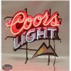 Image 1 : COORS LIGHT NEON AD SIGN *TESTED & WORKING 120V