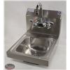 Image 2 : NEW STAINLESS STEEL WALL MOUNT HAND SINK