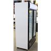 Image 2 : NEW 1000L UPRIGHT HINGED DOUBLE GLASS DOOR COOLER