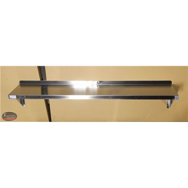 NEW 60 X12  STAINLESS STEEL WALL SHELF