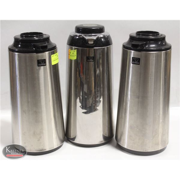 3 ZOJIRUSHI THERMOS SERVERS