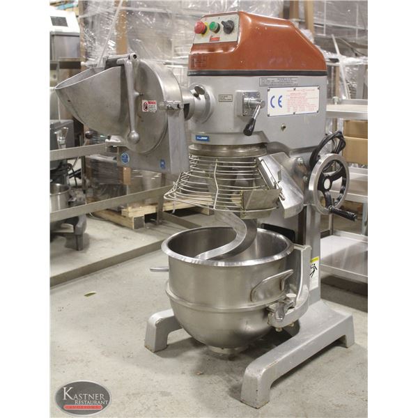 30QT SPAR DOUGH MIXER W/ BOWL & ATTACHMENTS