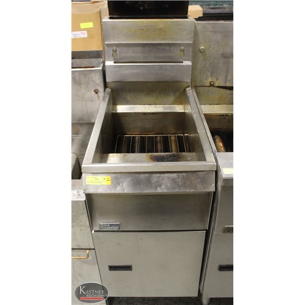 PITCO FRIALATOR NATURAL GAS DUAL BASKET DEEPFRYER