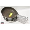 Image 1 : LOT OF FOUR 8" FRYING PANS