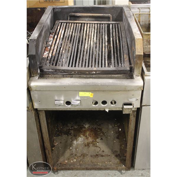 QUEST NATURAL GAS STANDING CHARBROILER