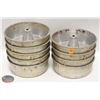 Image 1 : LOT OF NINE 8" ANGEL FOOD CAKE PANS