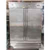 Image 1 : EFI STAINLESS STEEL DUAL DOOR UPRIGHT FREEZER