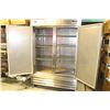 Image 3 : EFI STAINLESS STEEL DUAL DOOR UPRIGHT FREEZER