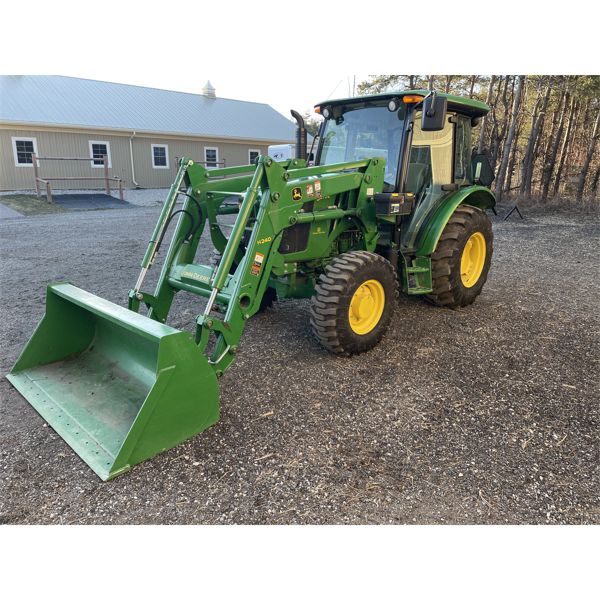 2017 JD 5075E TRACTOR, 4WD, W/H420 LOADER