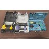 Image 1 : LOT OF 3 - AIR STAPLER, AIR BRAD NAILER, MAKITA CORDLESS DRILL