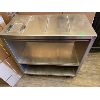 Image 1 : STAINLESS STEEL ROLLING SHOP CART - 32" X 16" X 36" H 