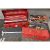 Image 1 : LOT OF 3 TOOL BOX W/ SOME CONTENTS - DRIVERS, VERNER CALIPERS