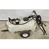 Image 1 : TOW BEHIND LAWN SPRAYER W/ NEW PUMP - 25 GAL TANK