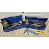 Image 1 : LOT OF 2 METAL TOOL BOXES W/ CONTENTS