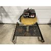 LOT OF 2, ROLLING SHOP STOOL & SMALL BATTERY CHARGER-WORKING