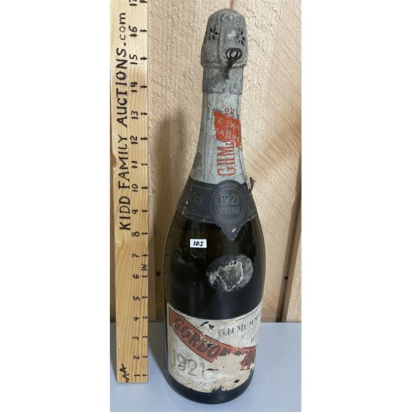 GORDON ROUGE 1921 CHAMPAGNE - 2 LITER ? BOTTLE - FULL