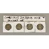 Image 1 : 1970 / 73 / 72 / 76 - LOT OF 4 CANADIAN 50 CENT PIECES