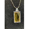 Image 2 : AMBER PENDANT ON A 915 SILVER CHAIN