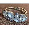 Image 2 : BLUE STONE BRACELET AND EARRING SET