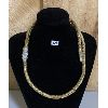 Image 1 : SERPENTINE DESIGN COSTUME JEWELRY NECKLACE 