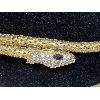 Image 3 : SERPENTINE DESIGN COSTUME JEWELRY NECKLACE 
