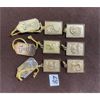 Image 1 : LOT OF 6 GOLD FINISH ZODIAC PENDANTS