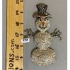 Image 1 : RHINESTONE SNOWMAN PIN