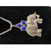 Image 3 : HIMALAYAN GEMS HANDCRAFTED SILVER ELEPHANT NECKLACE