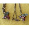 Image 2 : COLDWATER CREEK NECKLACE & BRACELET SET - RHINESTONES SET IN GOLD