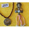 Image 2 : LOT OF 2 NECKLACES - 925 BUDDHA & RHINESTONE HAPPY FACE