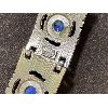 Image 2 : SIGNED BLUE LAPIS AND SILVER BRACELET