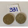 Image 1 : LOT OF 2 CND 5 CENT COINS - 1929 & 1945