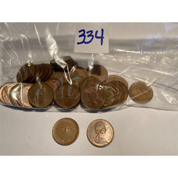 LOT OF 48 CENTENNIAL PENNIES