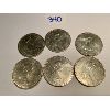 Image 1 : LOT OF 6 1982 CND CONSTITUTION SILVER DOLLARS