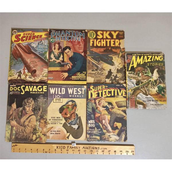 LOT OF 7 ADVENTURE STORY BOOKS