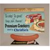 Image 1 : LOT OF TWO ADS -  CHRISTIES CRACKERS AND SHOPSY HOTDOG