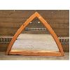 Image 1 : LARGE ANTIQUE PINE MIRROR IN CATHEDRAL ARCH DESIGN