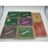 Image 1 : LOT OF 8 MACDONALDS FLAT FIFTY CIGARETTE TINS/BOXES