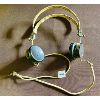 Image 1 : WAR TIME RADIO HEADPHONES WITH BAKELITE EARPIECES