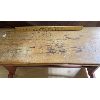 Image 2 : ANTIQUE BENCH - 35" X 14" X 20" H