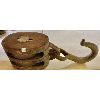 Image 1 : LARGE ANTIQUE WOODEN PULLEY - 30" LONG
